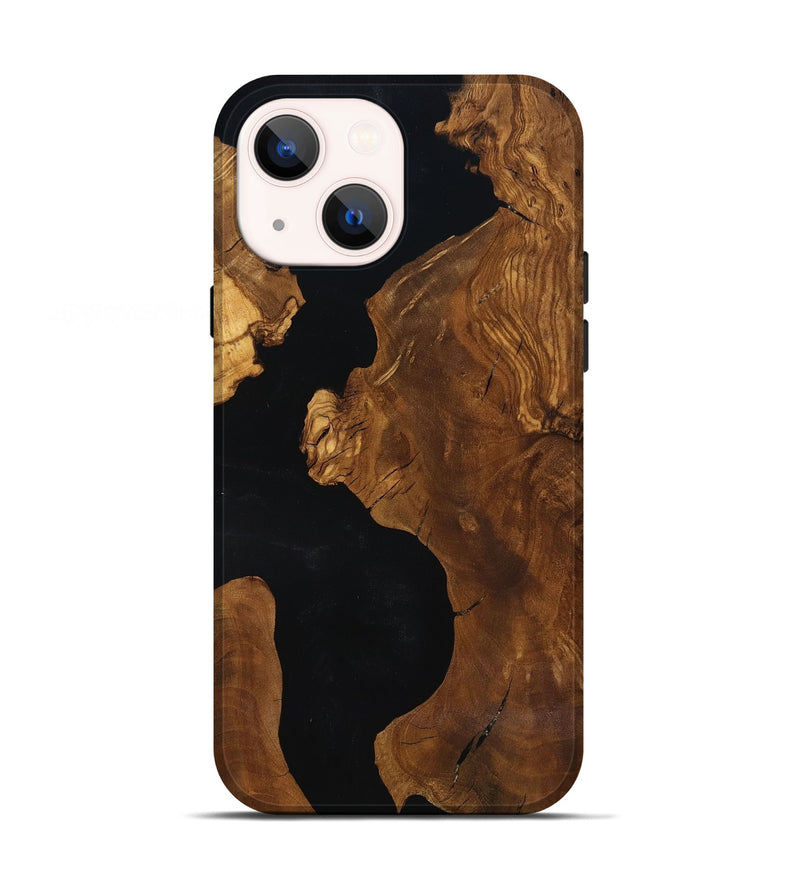 iPhone 13 Wood Live Edge Phone Case - Hildred (Ancient Olive, 818766)