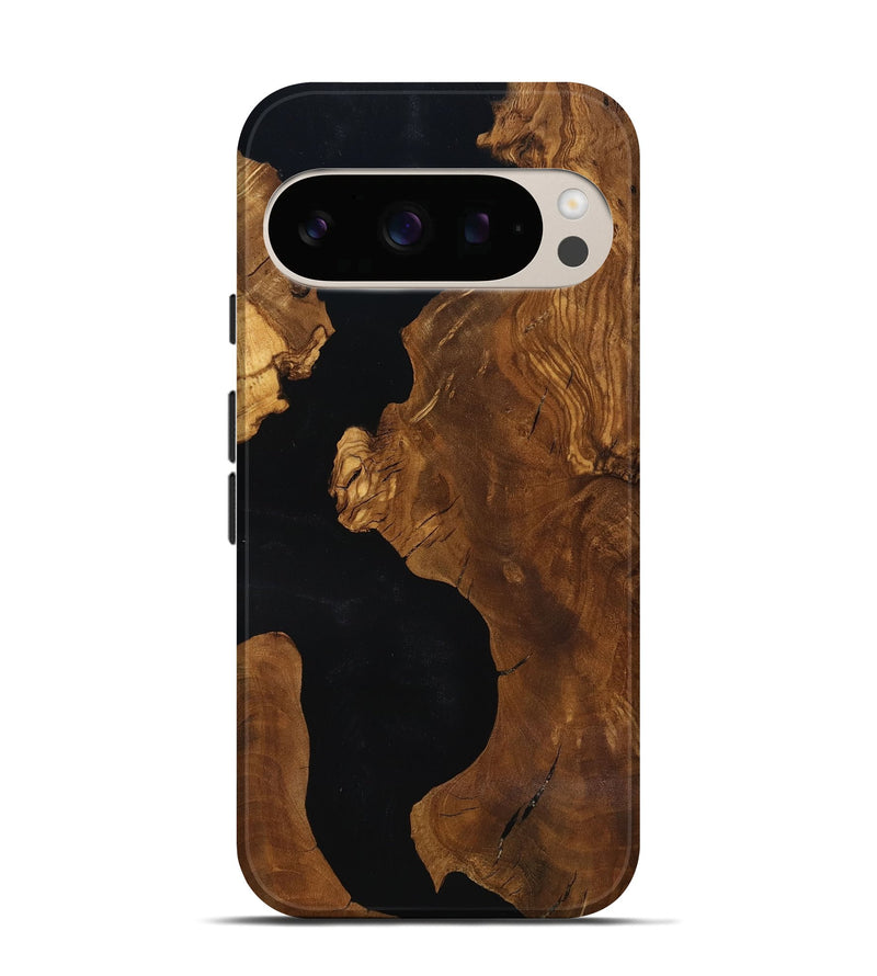 Pixel 10 Wood Live Edge Phone Case - Hildred (Ancient Olive, 818766)