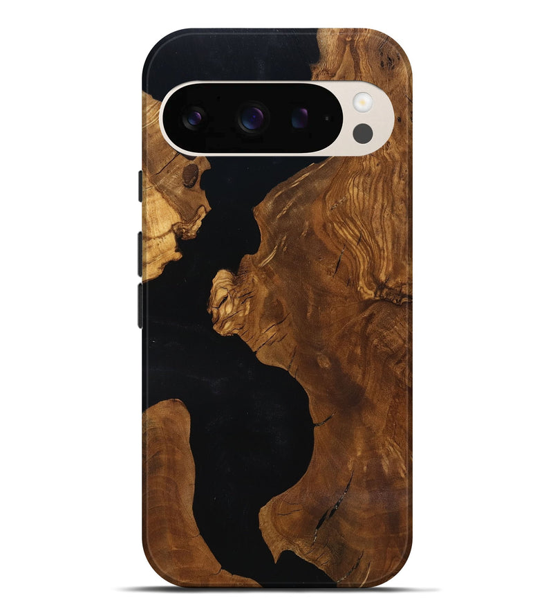 Pixel 10 Pro XL Wood Live Edge Phone Case - Hildred (Ancient Olive, 818766)