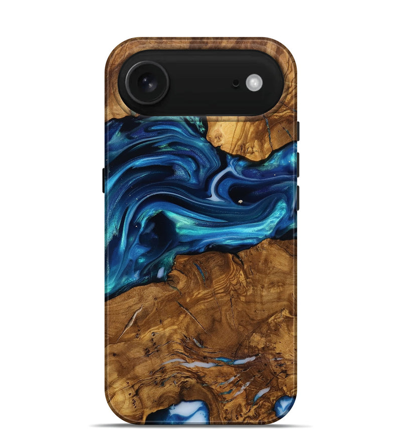 iPhone 17 Air Wood Live Edge Phone Case - Ben (Ancient Olive, 818767)