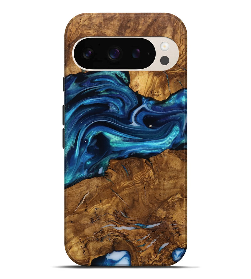 Pixel 10 Pro XL Wood Live Edge Phone Case - Ben (Ancient Olive, 818767)