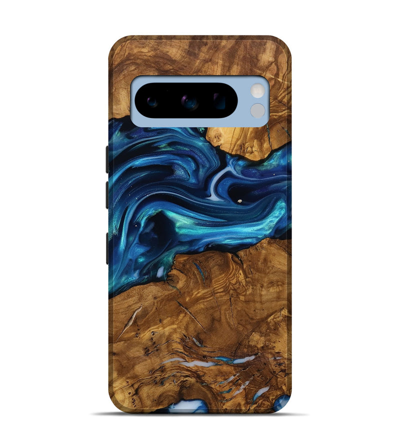 Pixel 8 Pro Wood Live Edge Phone Case - Ben (Ancient Olive, 818767)