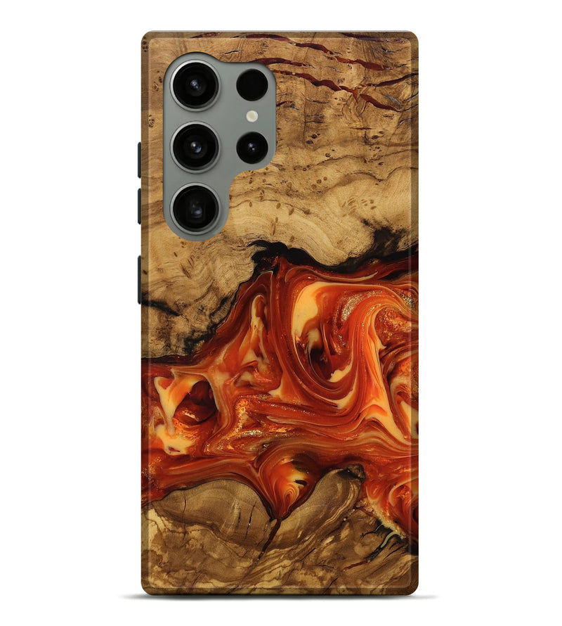 Galaxy S24 Ultra Wood Live Edge Phone Case - Socorro (Ancient Olive, 818768)