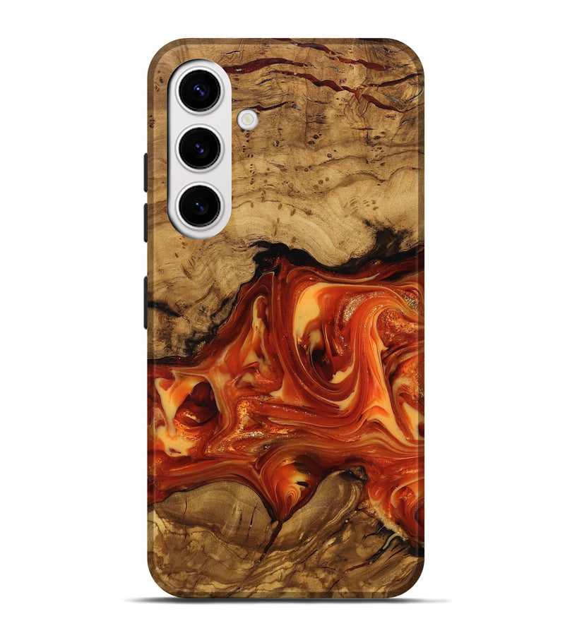 Galaxy S25 Plus Wood Live Edge Phone Case - Socorro (Ancient Olive, 818768)