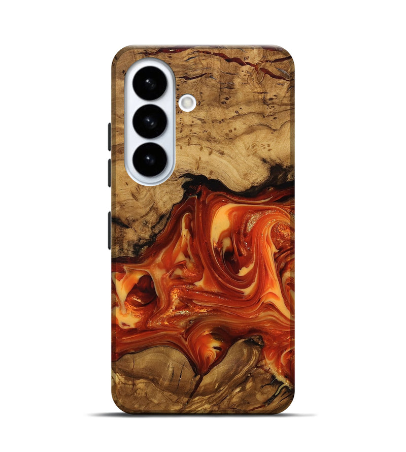 Galaxy S26 Wood Live Edge Phone Case - Socorro (Ancient Olive, 818768)