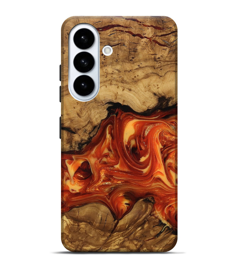Galaxy S26 Plus Wood Live Edge Phone Case - Socorro (Ancient Olive, 818768)