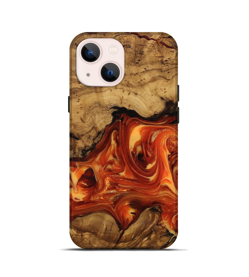 iPhone 13 mini Wood Live Edge Phone Case - Socorro (Ancient Olive, 818768)
