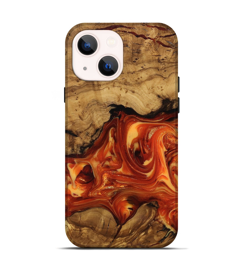 iPhone 14 Wood Live Edge Phone Case - Socorro (Ancient Olive, 818768)