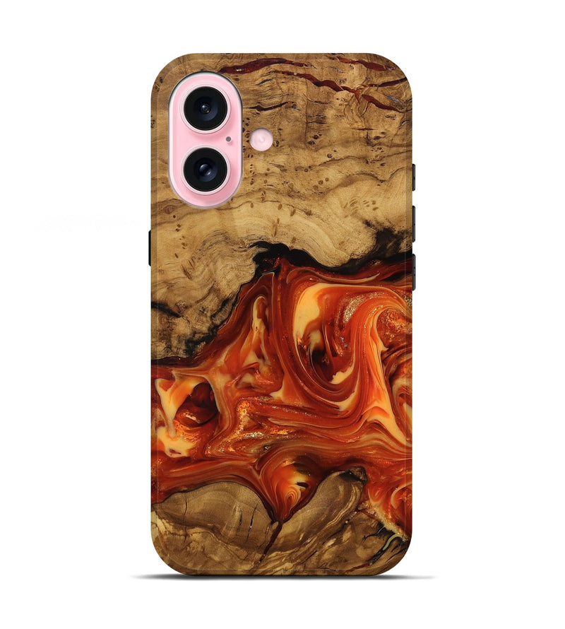 iPhone 17 Wood Live Edge Phone Case - Socorro (Ancient Olive, 818768)