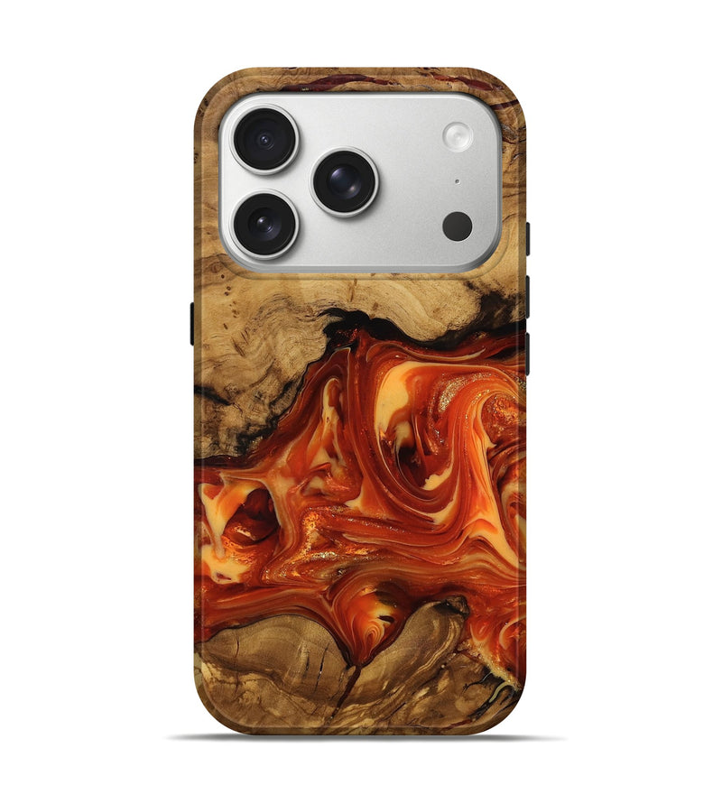 iPhone 17 Pro Wood Live Edge Phone Case - Socorro (Ancient Olive, 818768)