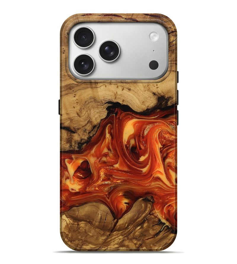 iPhone 17 Pro Max Wood Live Edge Phone Case - Socorro (Ancient Olive, 818768)