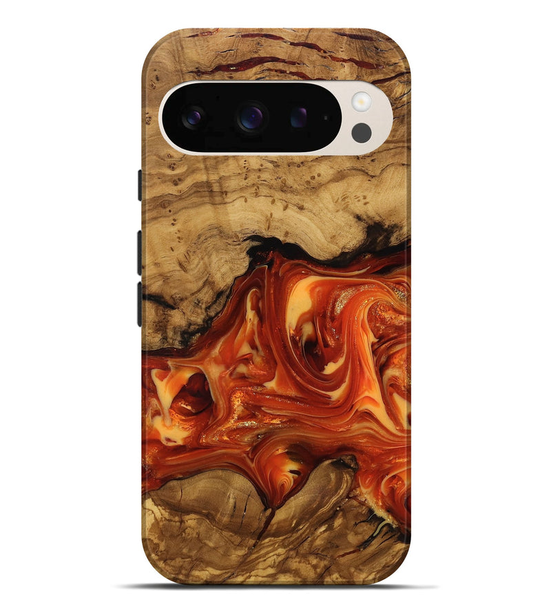 Pixel 10 Pro XL Wood Live Edge Phone Case - Socorro (Ancient Olive, 818768)
