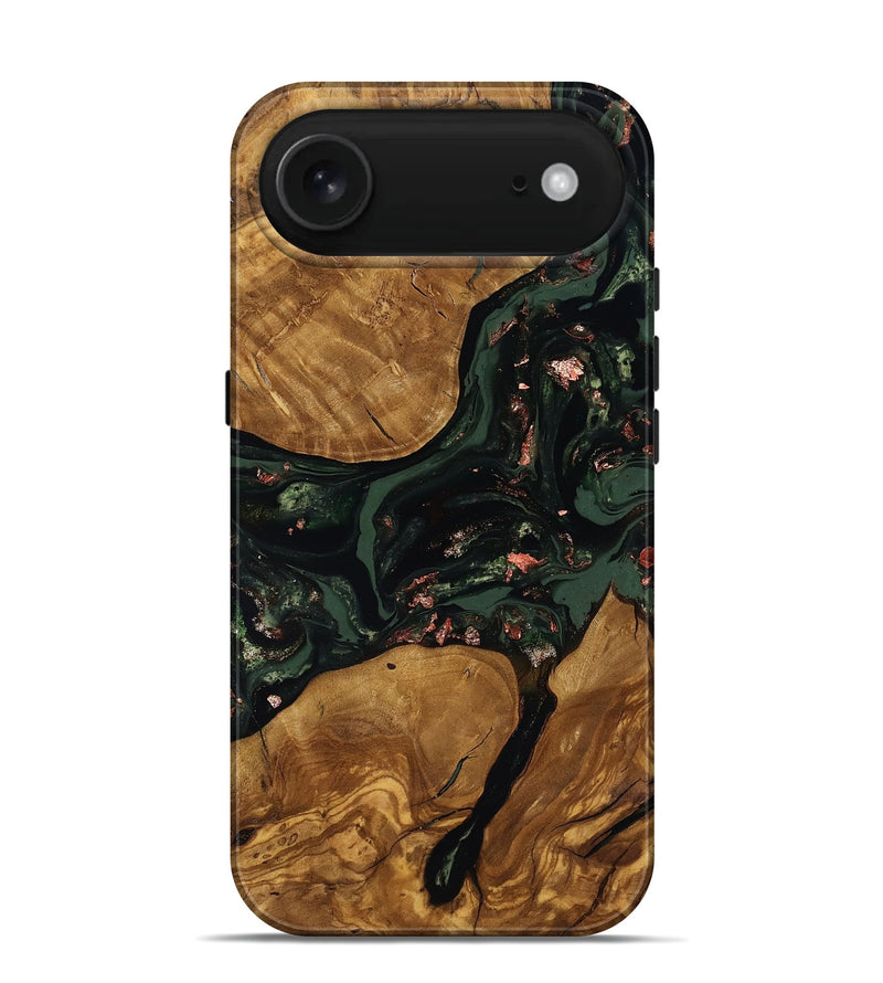 iPhone 17 Air Wood Live Edge Phone Case - Hester (Ancient Olive, 818770)