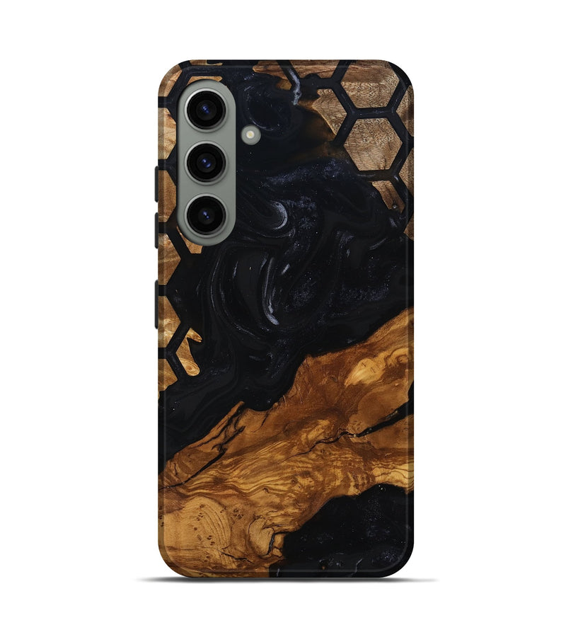 Galaxy S24 Wood Live Edge Phone Case - Sydney (Ancient Olive, 818771)