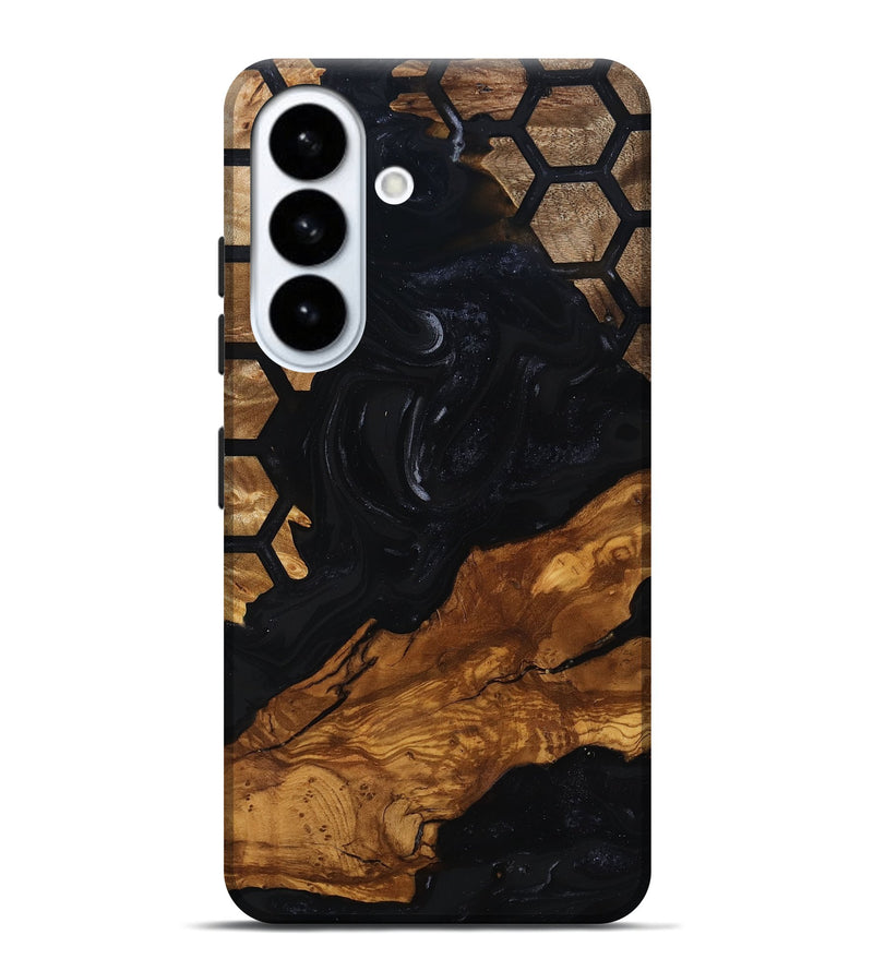 Galaxy S26 Plus Wood Live Edge Phone Case - Sydney (Ancient Olive, 818771)