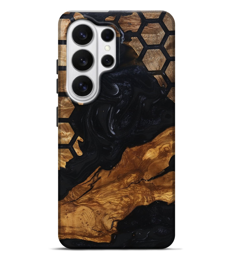 Galaxy S26 Ultra Wood Live Edge Phone Case - Sydney (Ancient Olive, 818771)