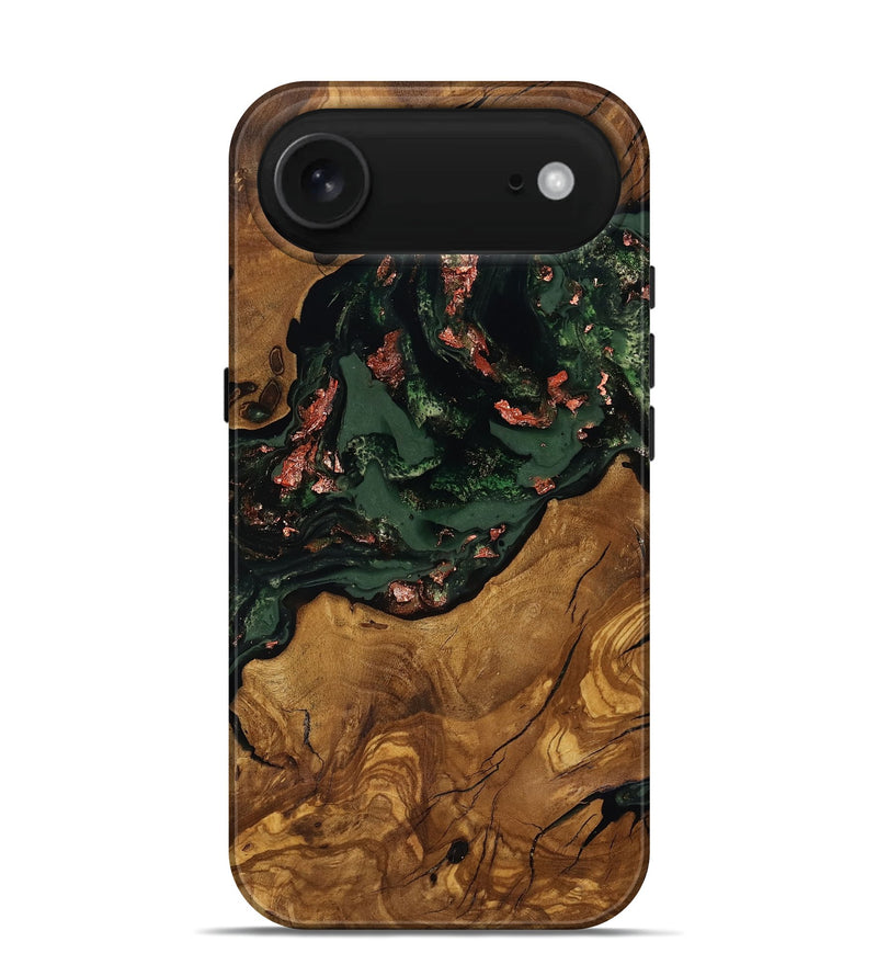 iPhone 17 Air Wood Live Edge Phone Case - Kahlani (Ancient Olive, 818772)