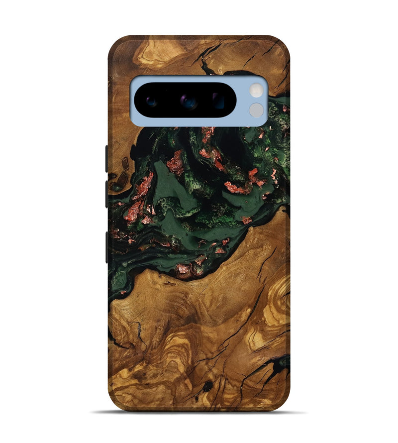 Pixel 8 Pro Wood Live Edge Phone Case - Kahlani (Ancient Olive, 818772)