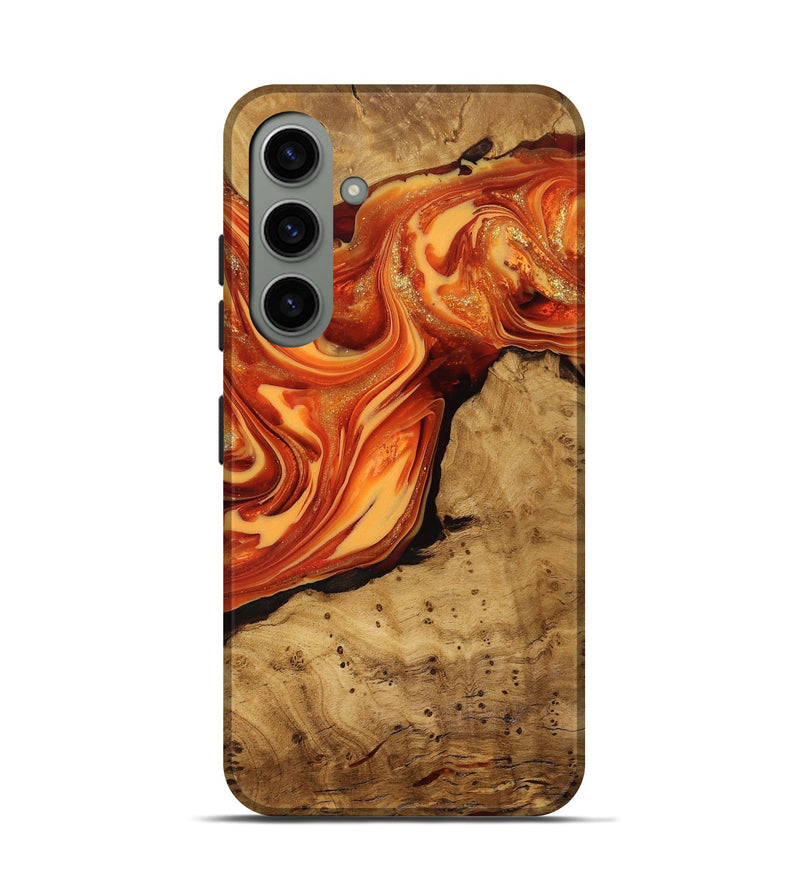 Galaxy S24 Wood Live Edge Phone Case - Atreus (Ancient Olive, 818773)