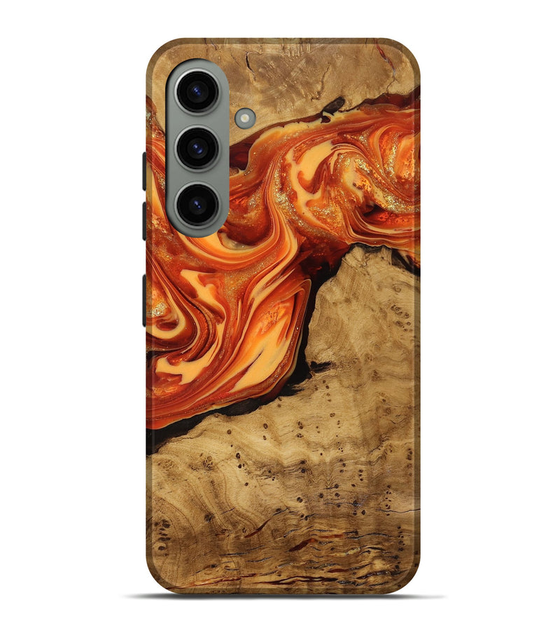 Galaxy S24 Plus Wood Live Edge Phone Case - Atreus (Ancient Olive, 818773)