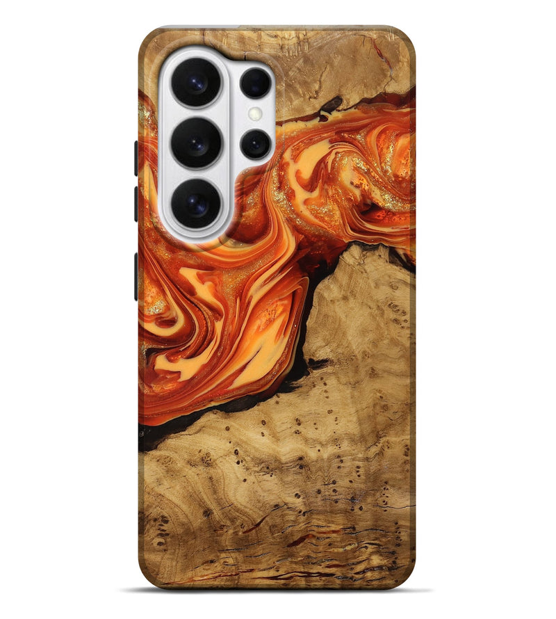Galaxy S26 Ultra Wood Live Edge Phone Case - Atreus (Ancient Olive, 818773)