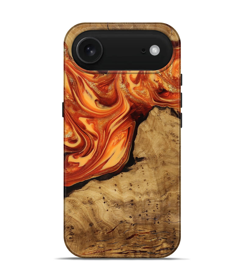 iPhone 17 Air Wood Live Edge Phone Case - Atreus (Ancient Olive, 818773)