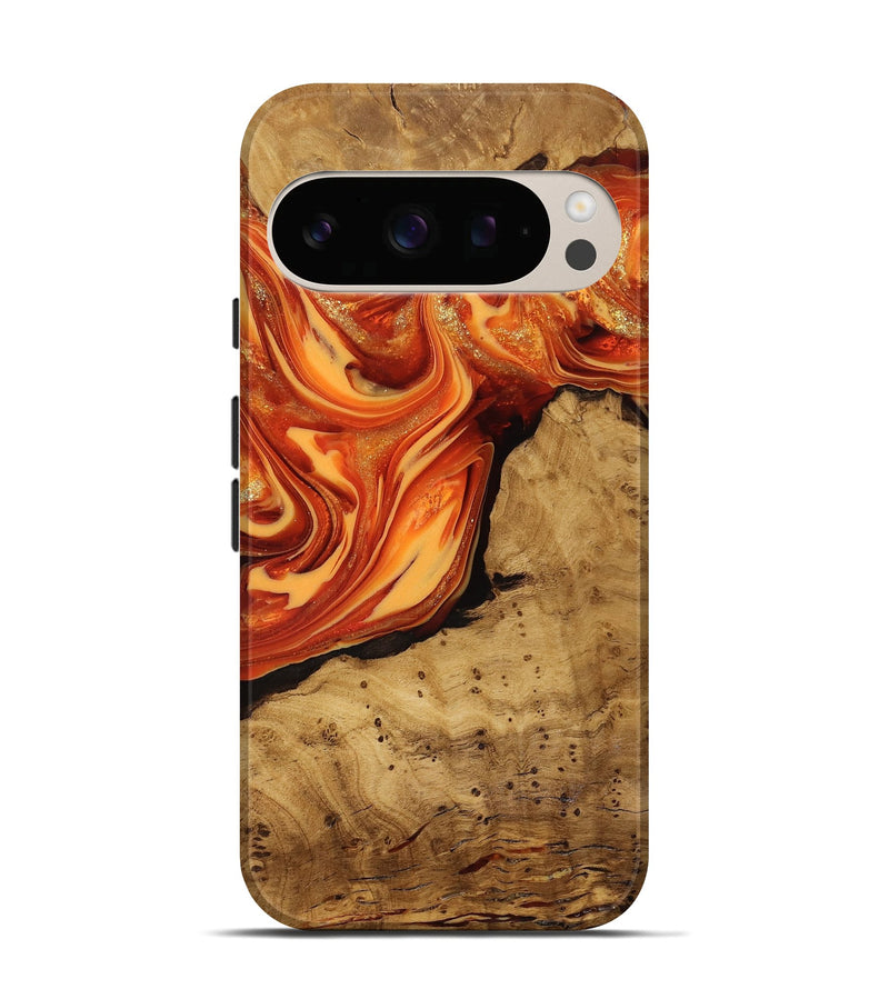 Pixel 10 Pro Wood Live Edge Phone Case - Atreus (Ancient Olive, 818773)