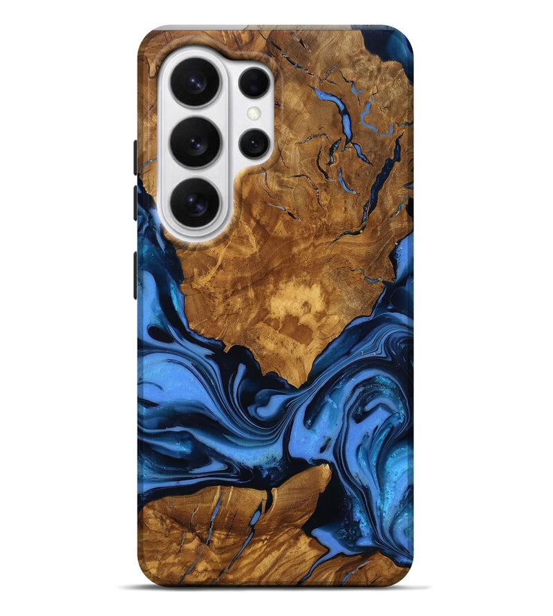 Galaxy S26 Ultra Wood Live Edge Phone Case - Sunny (Ancient Olive, 818774)