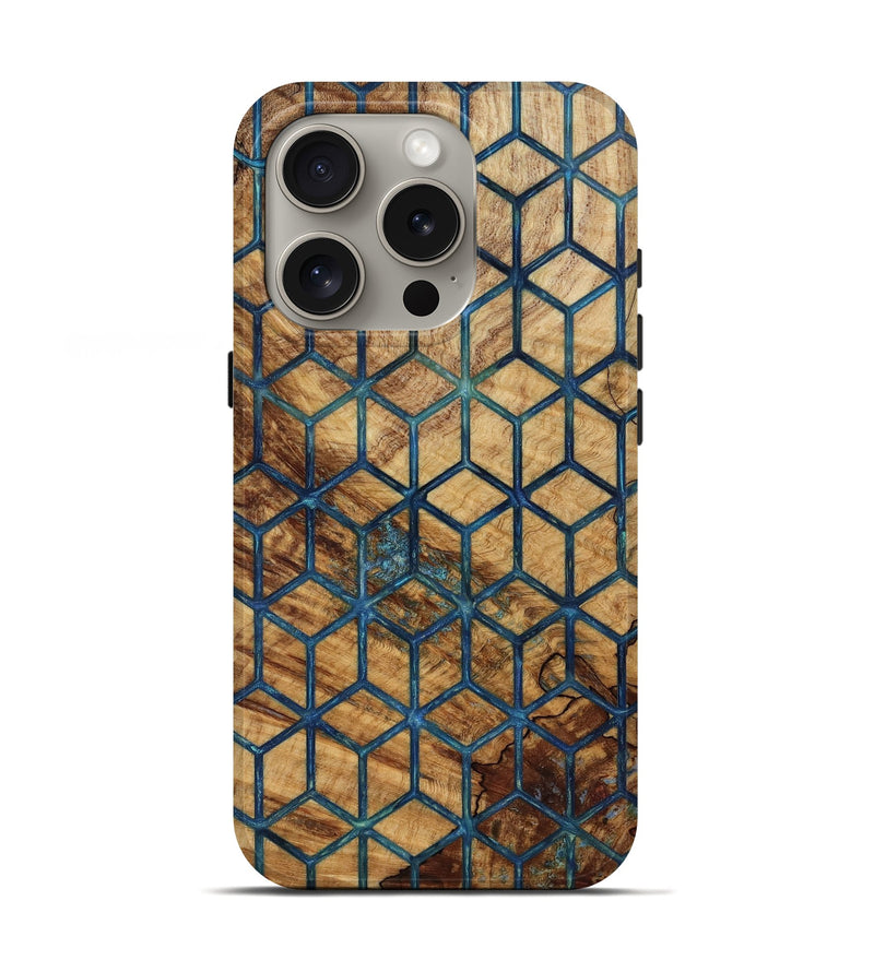 iPhone 16 Pro Wood Live Edge Phone Case - Chase (Pattern, 818775)