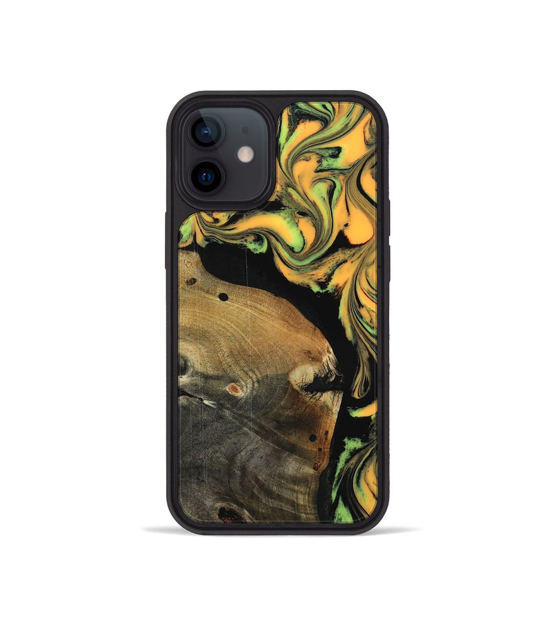iPhone 12 mini Wood Phone Case - Chaya (Neon, 818776)