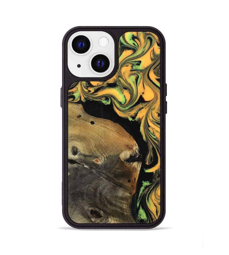 iPhone 13 Wood Phone Case - Chaya (Neon, 818776)