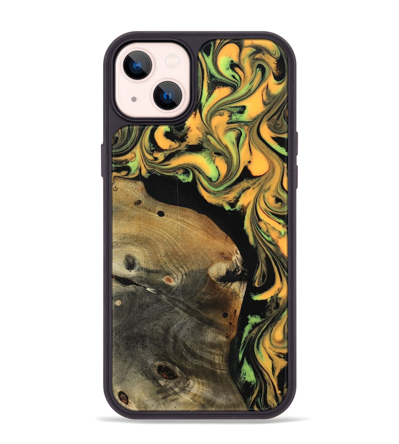 iPhone 14 Plus Wood Phone Case - Chaya (Neon, 818776)