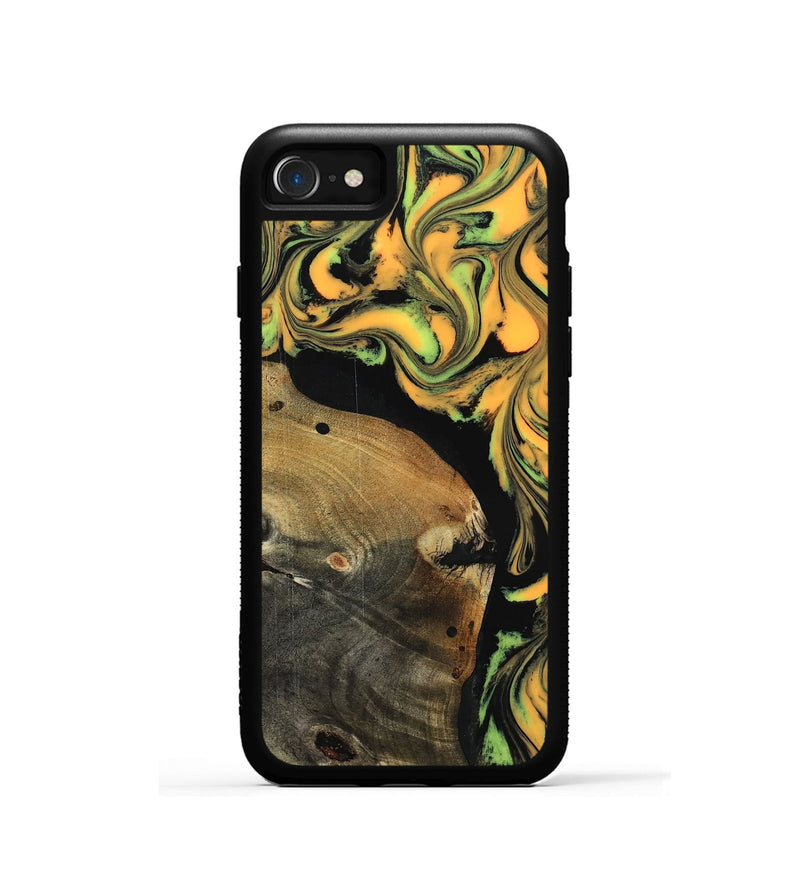 iPhone SE Wood Phone Case - Chaya (Neon, 818776)