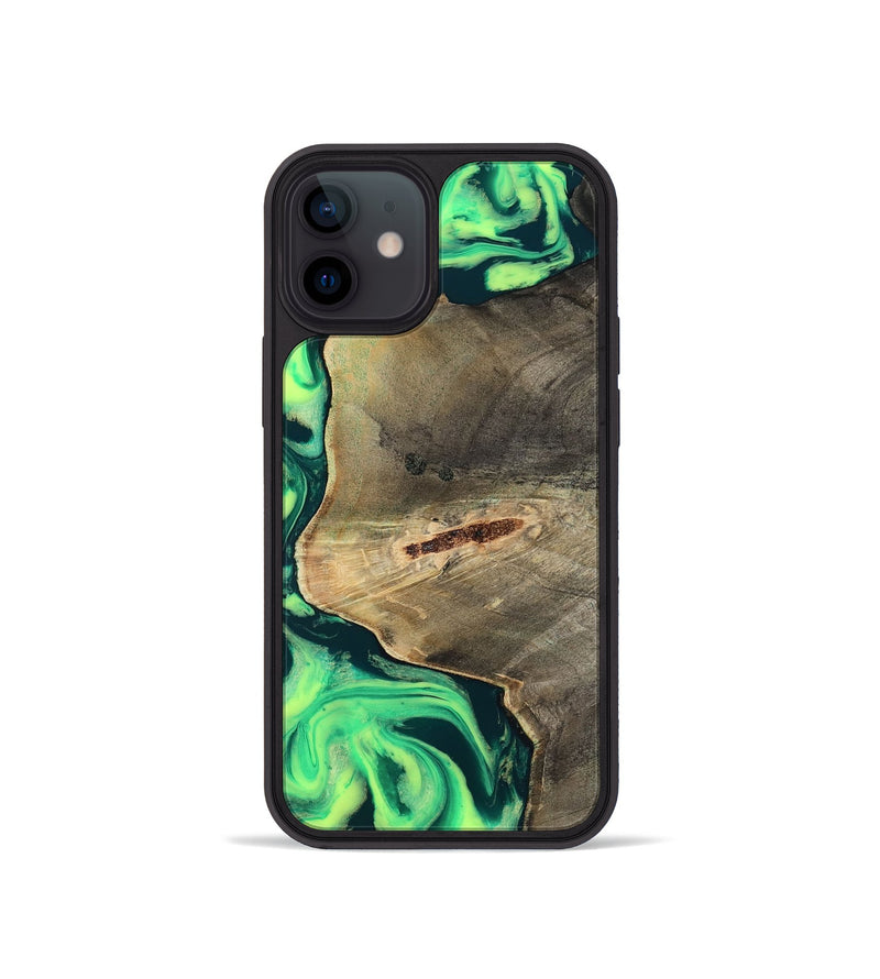 iPhone 12 mini Wood Phone Case - Bernie (Neon, 818777)