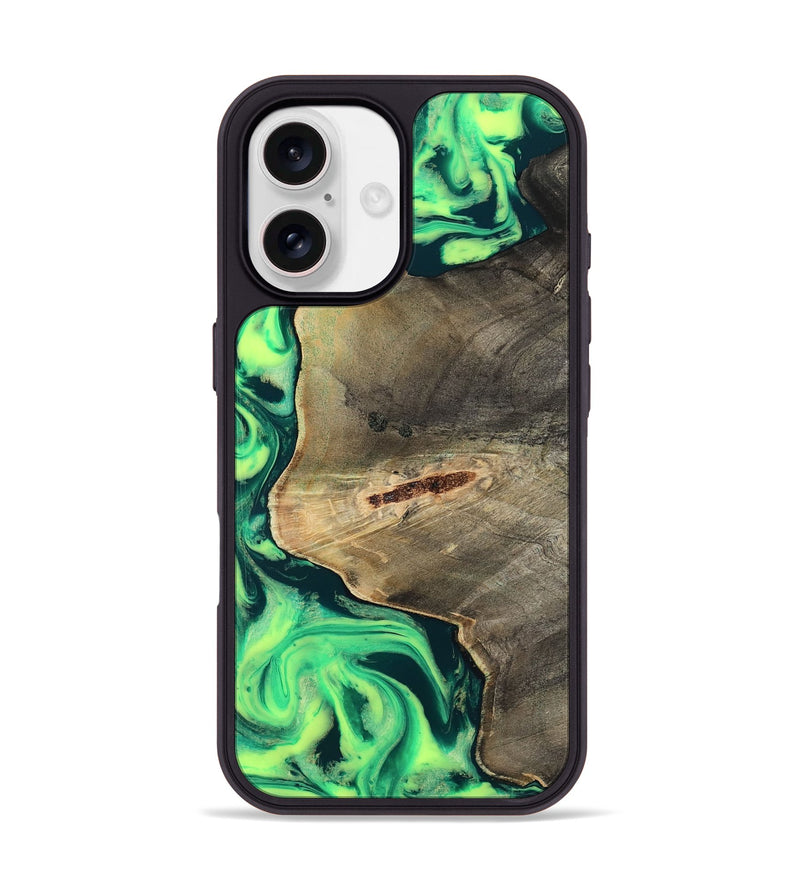 iPhone 17 Wood Phone Case - Bernie (Neon, 818777)