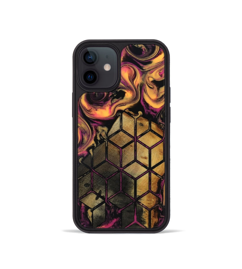 iPhone 12 mini Wood Phone Case - Lottie (Neon, 818778)