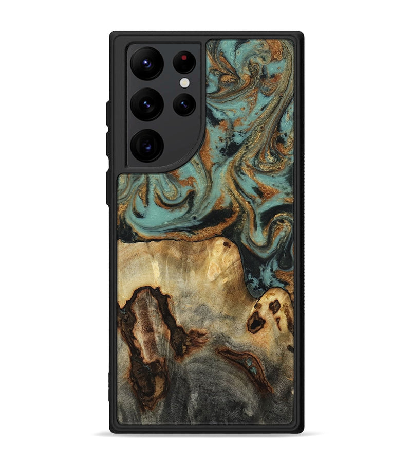 Galaxy S22 Ultra Wood Phone Case - Kenley (Green, 818779)