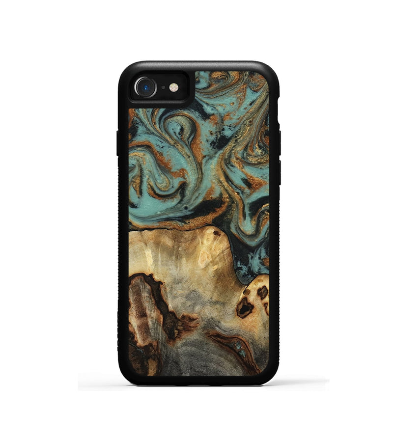 iPhone SE Wood Phone Case - Kenley (Green, 818779)