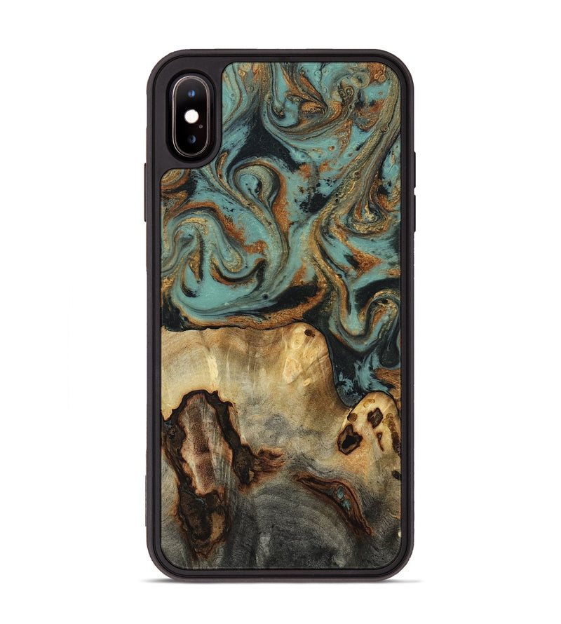 iPhone Xs Max Wood Phone Case - Kenley (Green, 818779)
