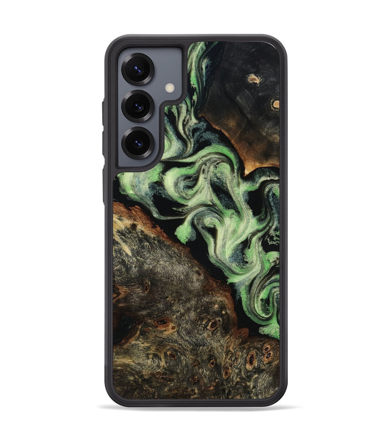 Galaxy S25 Plus Wood Phone Case - Celina (Green, 818780)