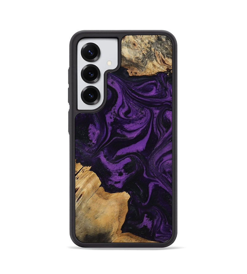 Galaxy S25 Wood Phone Case - Yael (Purple, 818788)