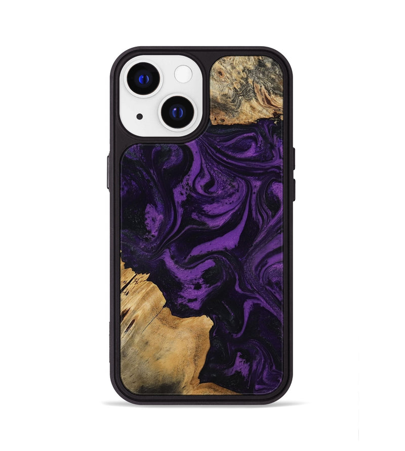 iPhone 13 Wood Phone Case - Yael (Purple, 818788)