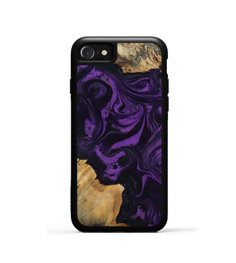 iPhone SE Wood Phone Case - Yael (Purple, 818788)