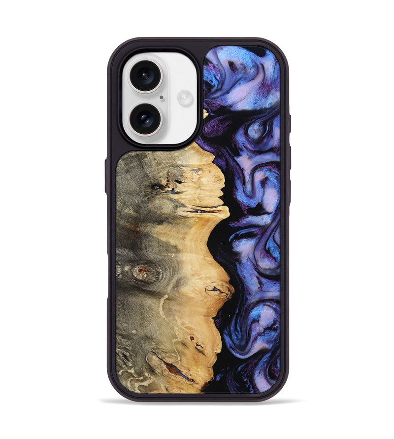 iPhone 17 Wood Phone Case - Koa (Purple, 818791)