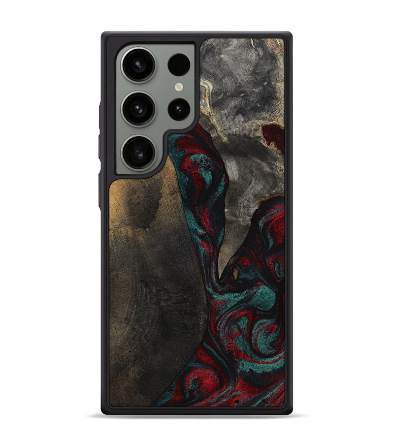 Galaxy S24 Ultra Wood Phone Case - Joel (Red, 818792)