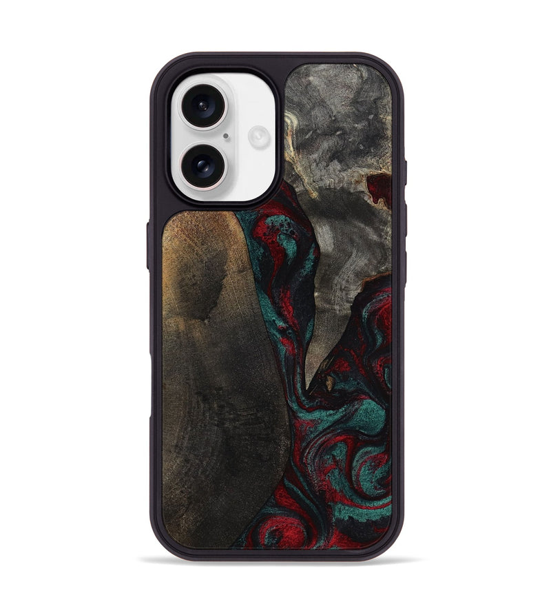 iPhone 17 Wood Phone Case - Joel (Red, 818792)
