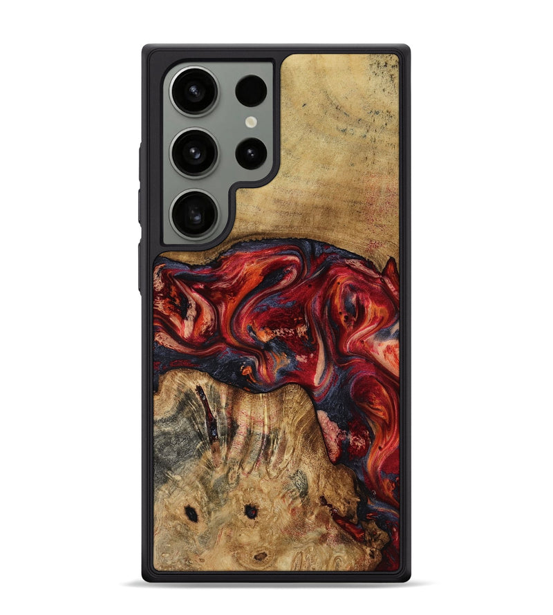 Galaxy S24 Ultra Wood Phone Case - Elyssa (Red, 818793)