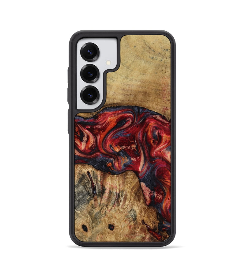 Galaxy S25 Wood Phone Case - Elyssa (Red, 818793)