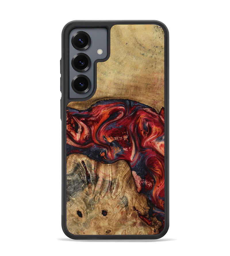 Galaxy S25 Plus Wood Phone Case - Elyssa (Red, 818793)