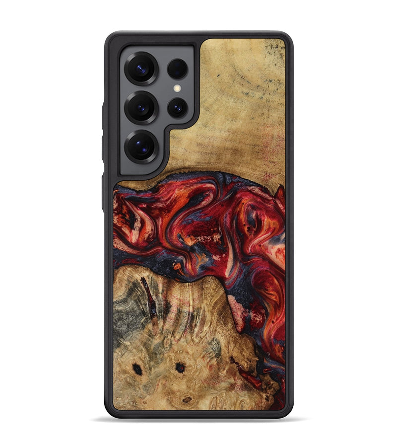 Galaxy S25 Ultra Wood Phone Case - Elyssa (Red, 818793)